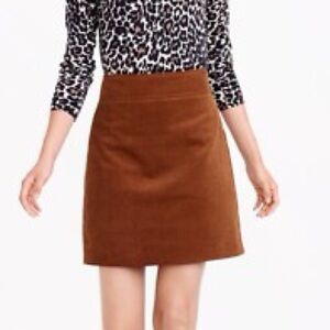 J. Crew Size 0 XXS XS Camel Colored Wool Blend Skirt Career Chic Preppy